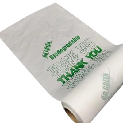 kualitas  Vest Carrier Biodegradable Reusable Shopping Bags Compostable Pollution Free pabrik