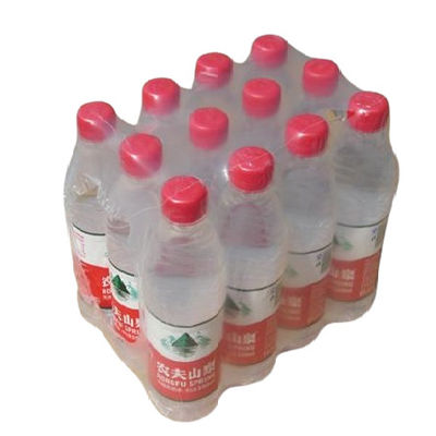Single Wound Polyethylene PE Shrink Film Ketebalan 25μM Untuk Kemasan Minuman