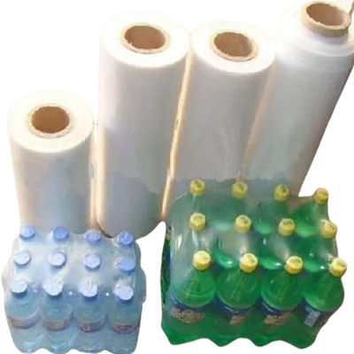 Single Wound Polyethylene PE Shrink Film Ketebalan 25μM Untuk Kemasan Minuman