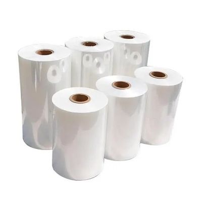 Single Wound Clear POF Shrink Wrap Film 25 Mikron Polyolefin POF Shrink Film