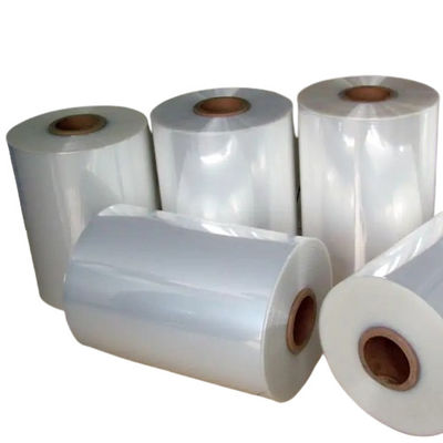 OEM 75 Gauge Cross Linked POF Shrink Film Polyolefin Roll ISO9001 SGS Disetujui