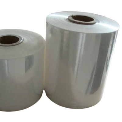 Printable 30 Micron POF Shrink Wrap Film Single Wound Warna Transparan
