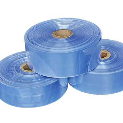 30% Daur ulang PVC Shrink Wrap Film Roll Centerfold Soft Shrink Wrap