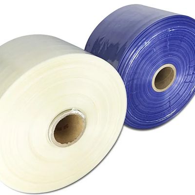 20μM Ketebalan Centerfolded PVC Shrink Wrap Film Roll Untuk Gift Baskets Hampers