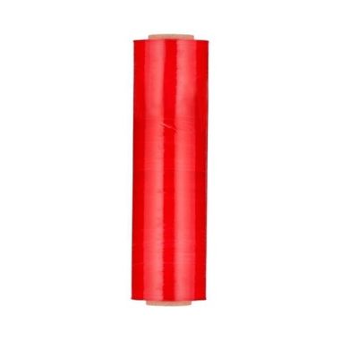 Warna Merah 30 Mikron LDPE Stretch Film Fleksibel Palet Wrap Stretch Film