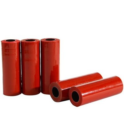 Warna Merah 30 Mikron LDPE Stretch Film Fleksibel Palet Wrap Stretch Film