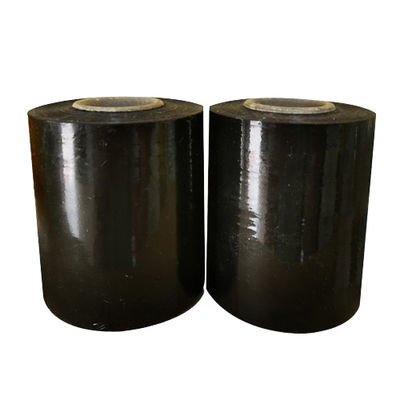 Film peregangan palet LDPE hitam low density polyethylene film roll