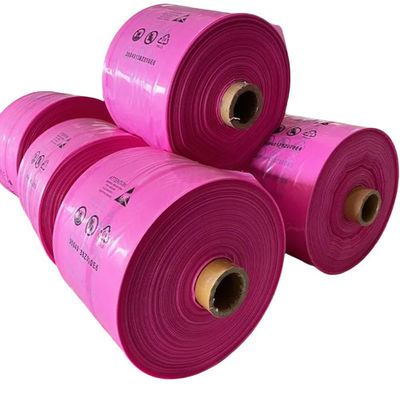 Film Pelindung Anti-statis Polyethylene PE Tubular Roll Printed Color