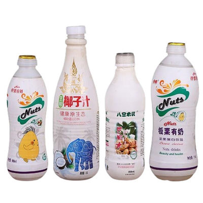 Daur ulang PETG mengecilkan lengan label film gulung disesuaikan untuk botol