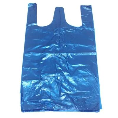 OEM Gaya Jaket Biru Kantong Plastik 0.03mm Ketebalan Kantong Grosir Plastik Besar
