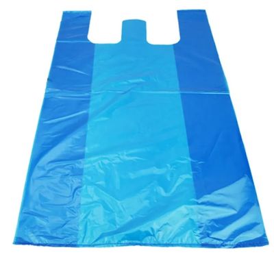OEM Gaya Jaket Biru Kantong Plastik 0.03mm Ketebalan Kantong Grosir Plastik Besar