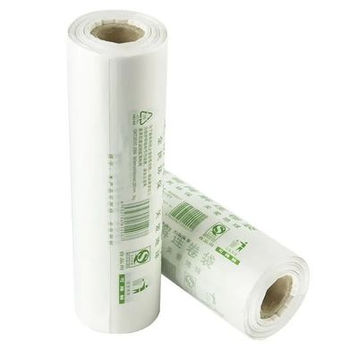 Tas Grocery PLA Biodegradable yang Dapat Digunakan Kembali Pada Gulung Tas Belanja Plastik yang Dapat Dikompos