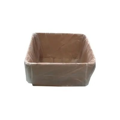 Tas Liner Kardus Terbuka Sayuran Polyethylene Poly Liner Bags Dengan Lubang