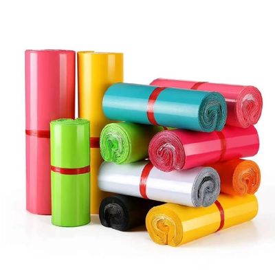 Warna LDPE Pribadi Poly Mailers Pengiriman Kantong Amplop Dalam Roll
