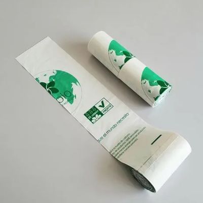 Eco-Friendly Biodegradable Dog Poop Bags On Roll PLA PBAT Bahan