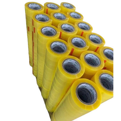 Pita pengemasan Bopp yang jelas Jumbo Roll Adhesive BOPP Carton Sealing Tape