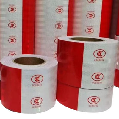 Tape Peringatan Merah Dan Putih Ditcetak BOPP Penandaan Dan Pita Peringatan