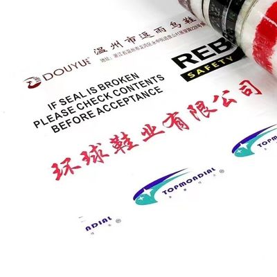 Logo dicetak pita kemasan BOPP bening Ketebalan 36 - 65 mikron