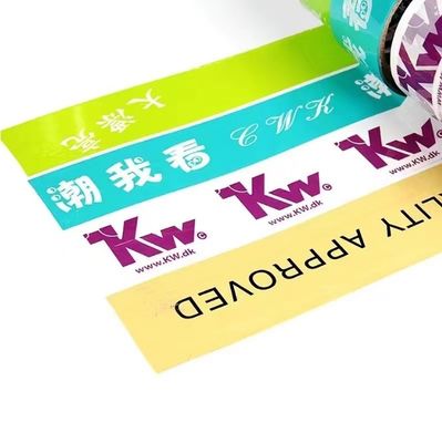 Logo dicetak pita kemasan BOPP bening Ketebalan 36 - 65 mikron