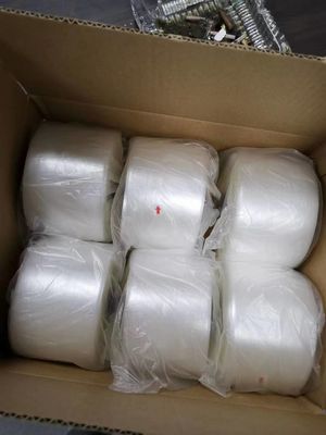 30 Mikron Clear BOPP Tear Off Tape 2 mm Lebar Untuk Pengemasan