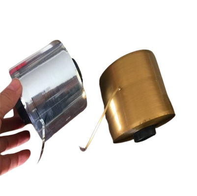 Tape Tear Bentuk Bobbin Perak dan Emas Lebar sempit Aplikasi mudah