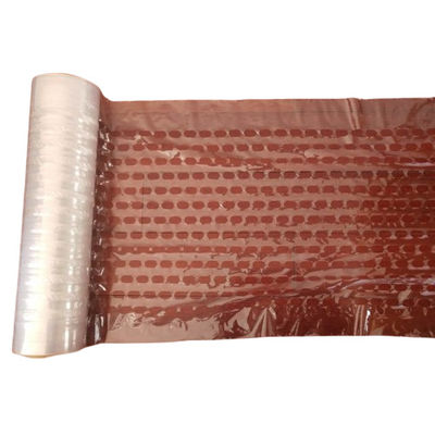 23 Mikron Ketebalan Poliethelin LDPE Stretch Film Dengan Lubang